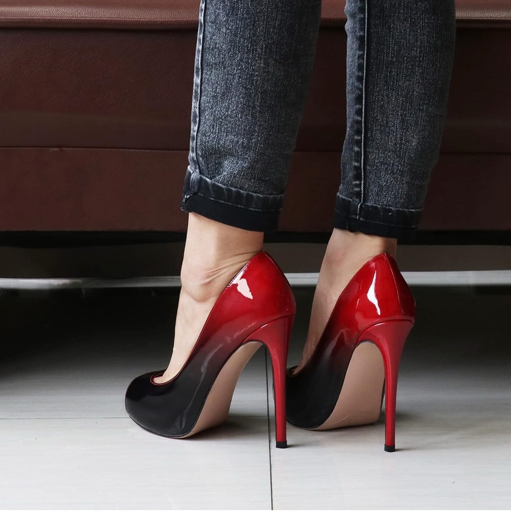 NWOT Eithy Red Heels - Picture 6 of 11